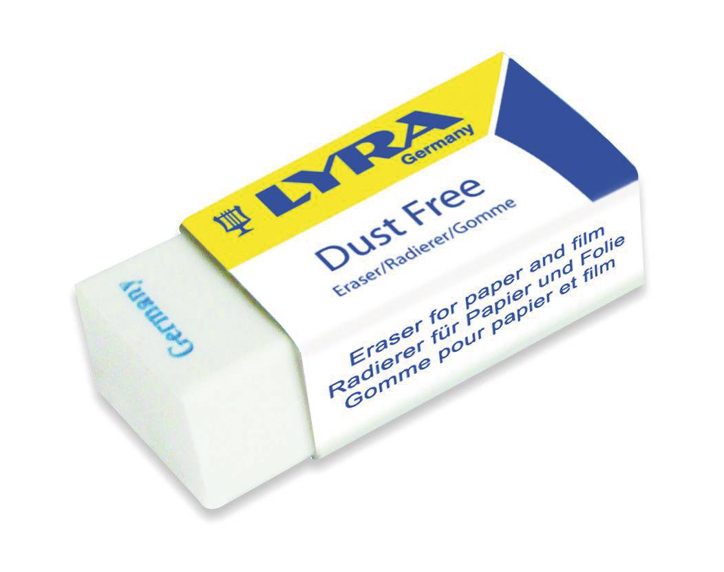 Radiera Vinyl Lyra Dust Free Medium, 39x16x11mm - Alba