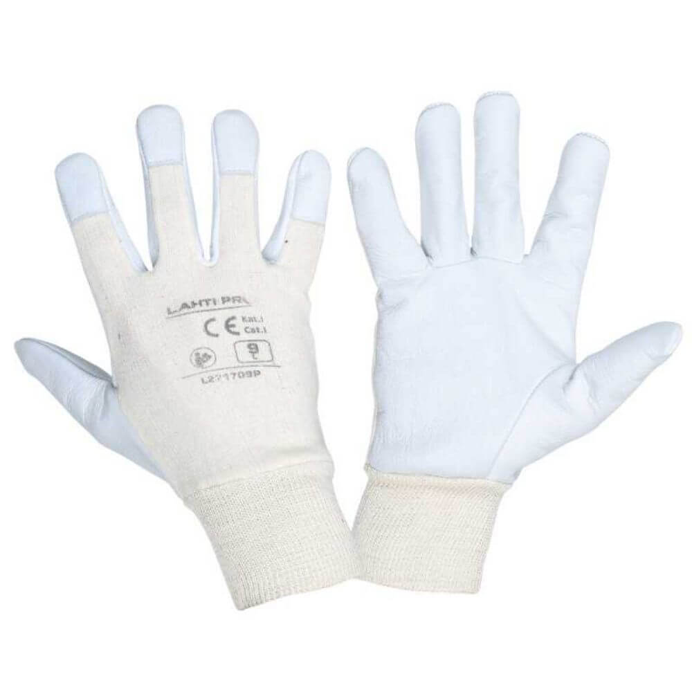 Manusi Protectie Mechanik M11, 10/XL, Bumbac si Piele, Alb, Manusi Protectie XL, Manusi Protectie Mari, Manusi Protectie Bumbac si Piele, Manusi Bumbac si Piele, Manusi Piele si Bumbac, Manusi Protectie Piele si Bumbac