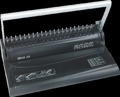 Masina De Indosariere Ibind A8, Cu Inele Din Plastic Max. 18mm, Capacitate Perforare 8 Coli
