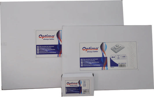 Folie Pentru Laminare, A4 (216 X 303 Mm), 100 Microni 100buc/top Optima