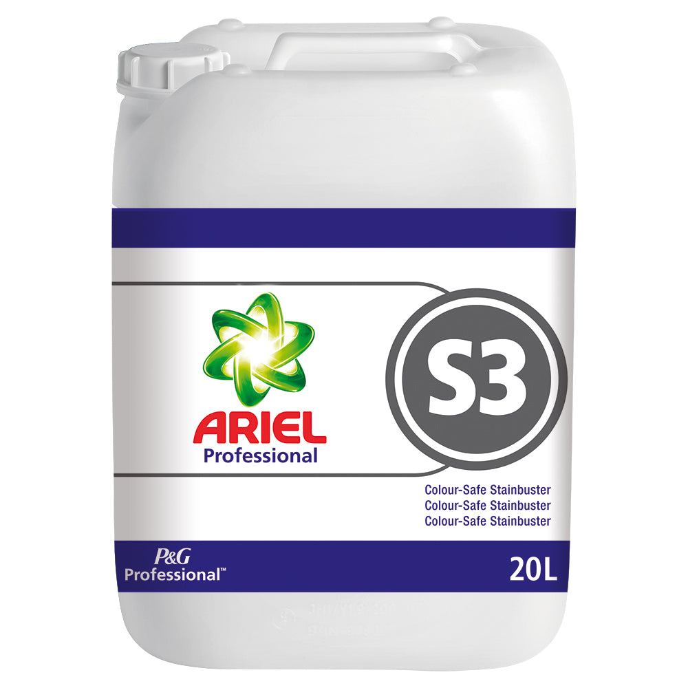 Solutie indepartare pete Ariel S3, dezinfectant, 20 l