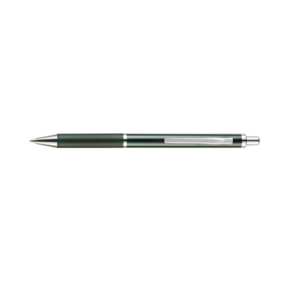 Pix Metalic AIHAO, Varf 1 mm, Scriere Albastra, Mecanism Retractabil, Corp Verde, Pixuri AIHAO BR249, Pixuri Metalice, Pix Albastru, Pixuri Albastre, Set de Pixuri, Pixuri Scoala, Set Pixuri Albastre