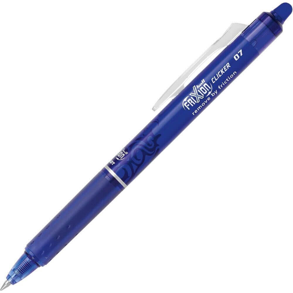 Pix Roller PILOT Clicker, Varf 0.7 mm, Mina Albastra, Corp Plastic cu Radiera, Rollere, Roller cu Click, Pixuri Scolare, Instrumente de Scris, Pixuri Roller din Plastic, Pix Albastru, Pixuri Roller, Pixuri Roller Pilot, Pixuri Scoala, Pixuri Albastre