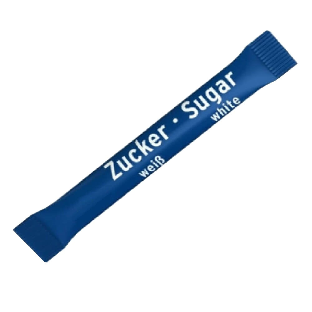 Zahar Stick Alb 5g, 200 Pliculete, Ambalat in Cutie de Carton, Pliculete de Zahar pentru Cafea sau Ceai