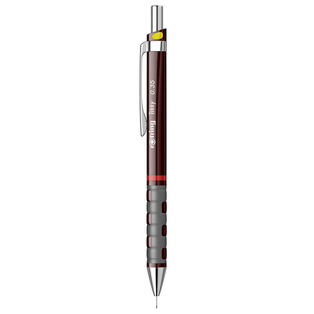 Creion Mecanic ROTRING Tikky III, Mina de 0.35 mm, Maro, Corp din Plastic cu Radiera, Creion Mecanic Maro, Creioane Mecanice, Creion Mecanic Rotring, Creion Mecanic cu Mina, Creioane Mecanice cu Mina, Creion Mecanic 0.35 mm, Creion Mecanic Plastic