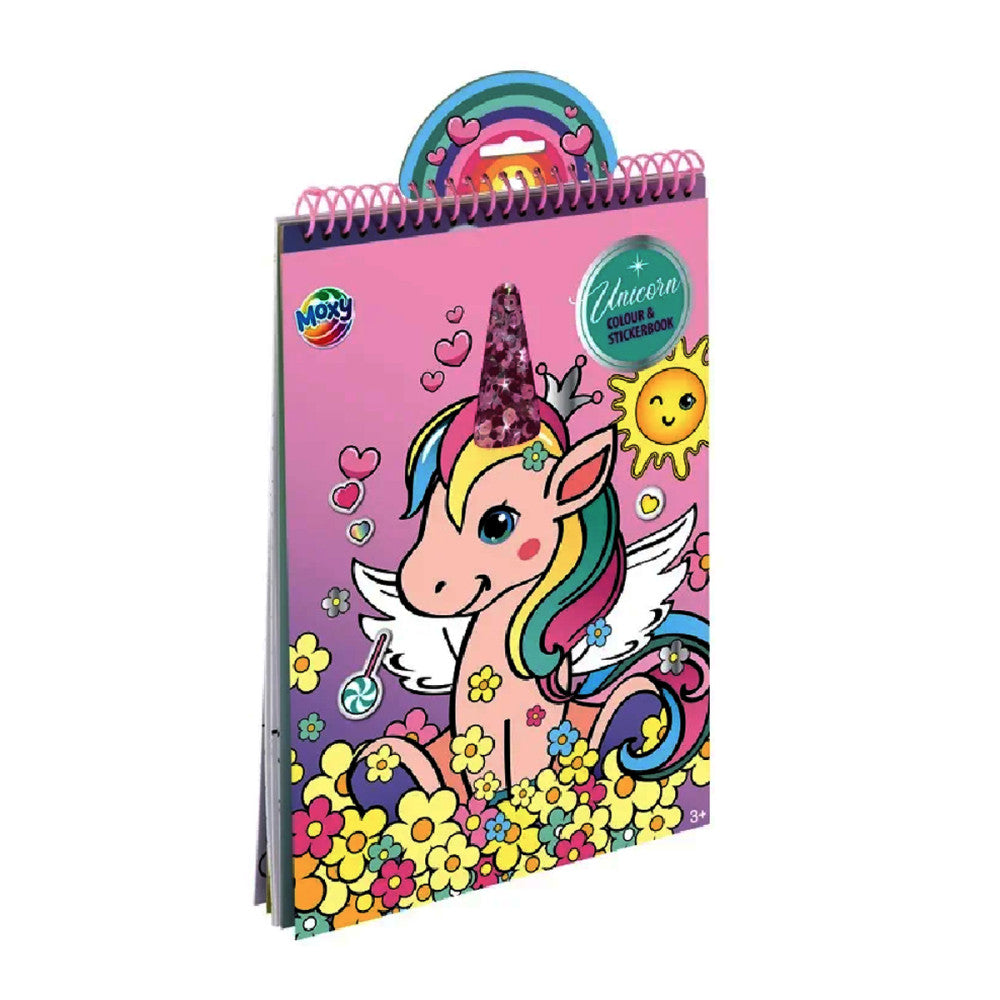 Carte De Colorat Cu Stickere Creative Craft, 16 Pagini, Tematica Fantasy