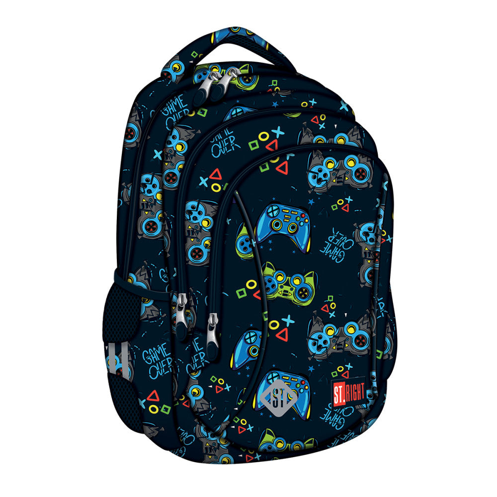 Ghiozdan Bp26 St Right Colour Pads 3 Compartimente, 39x27x17 Cm