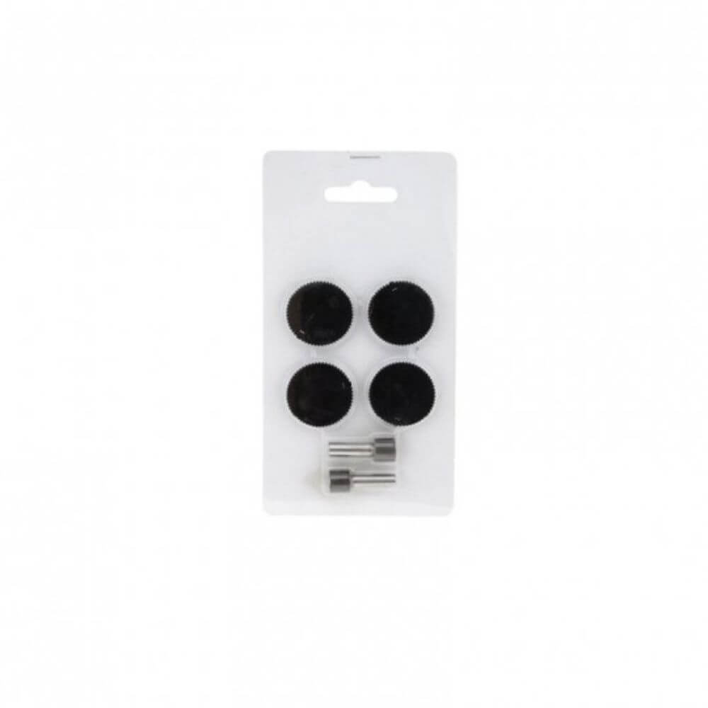 Rezerve pentru Burghiu si Discuri Perforator Daco, 6 Buc/Set, Plastic, Negru, Capacitate 100 Coli, Rezerve Discuri Plastic Perforator Rapid, Rezerve pentru Burghie Perforator, Rezerve Discuri Perforator PF2101 Daco