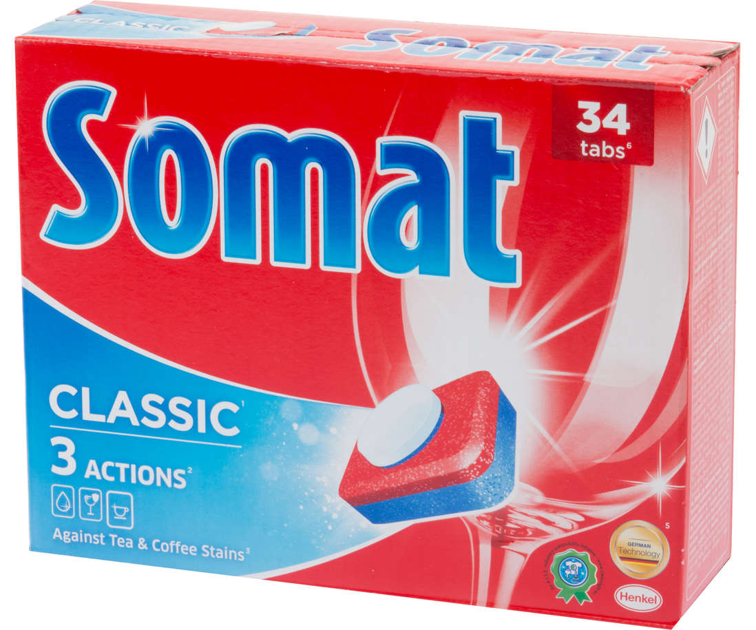 Detergent Masina Vase,34 Tablete - Somat