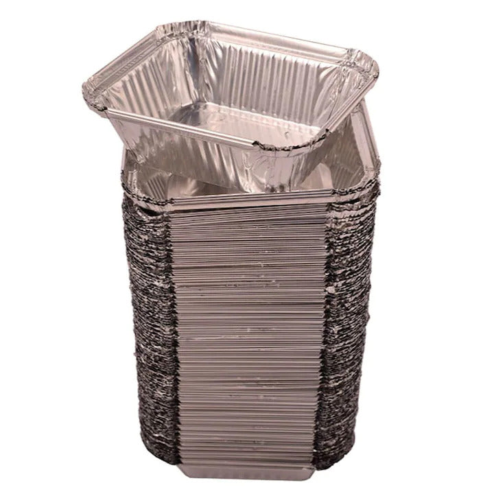 Caserole Din Aluminiu Alabala Pentru 1 Portie, Cantitate 430 Ml, Dimensiuni 146x120x46 Mm