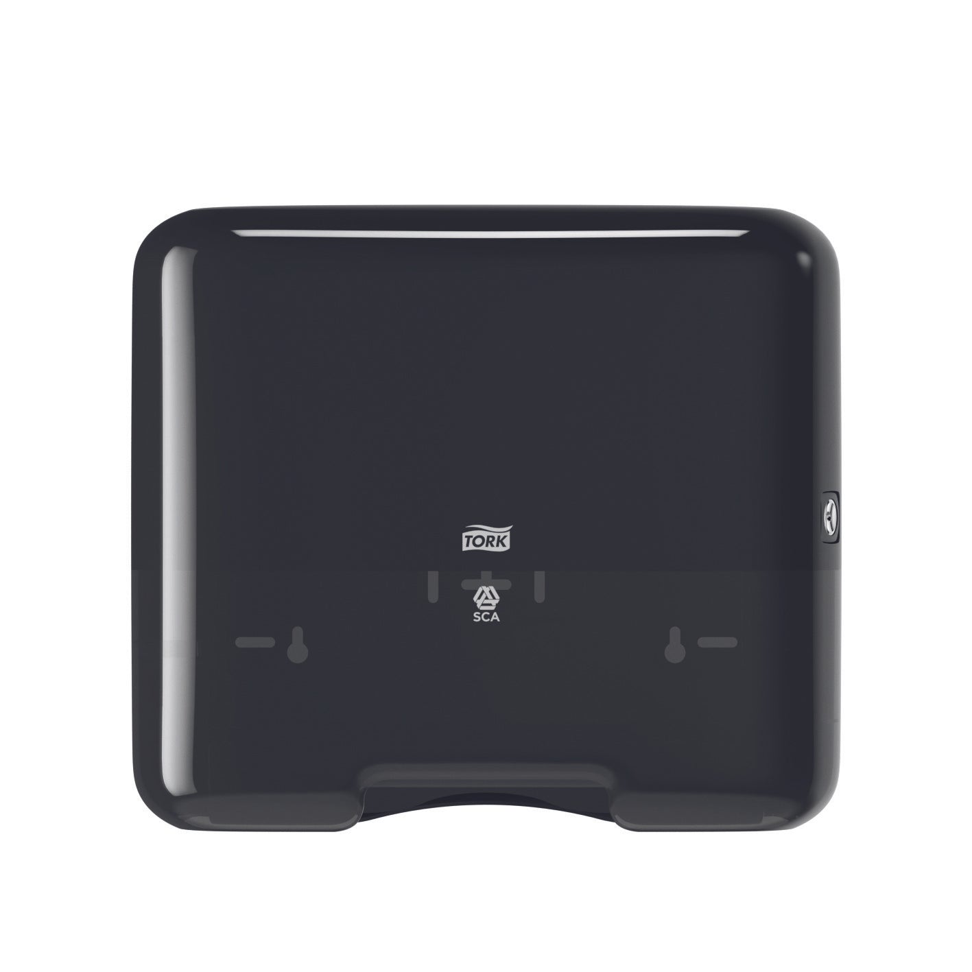 Dispencer Tork Singlefold/c-fold Mini, Pentru Servetele V, 291x332x135mm - Negru
