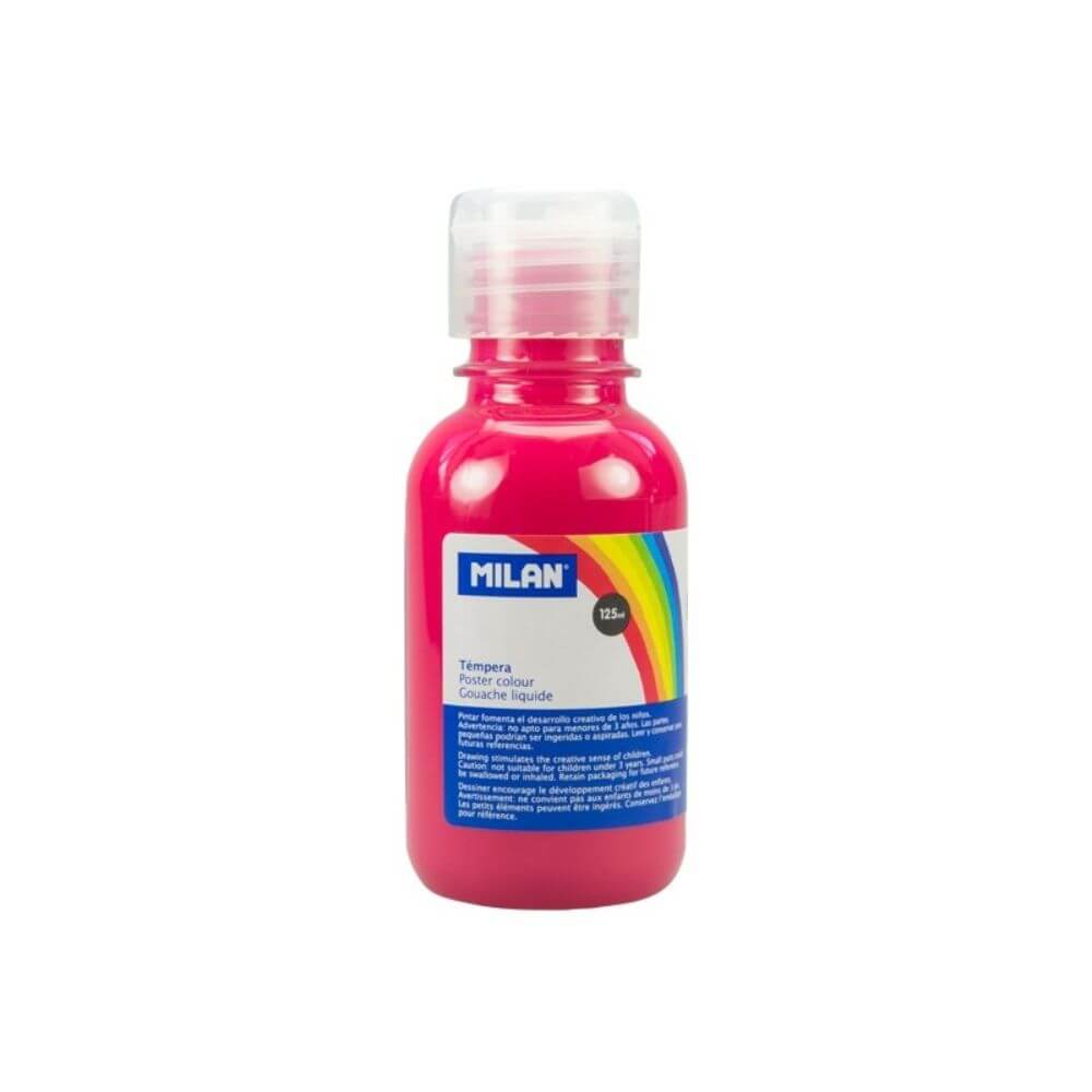 Vopsea Tempera MILAN, 125 ml, Magenta, Tempera Lichida, Tempera 125 ml, Culori Tempera 125 ml, Vopsea Tempera, Vopsele Tempera, Acuarele Tempera, Culori Tempera, Vopsea Pictura, Tempera Acuarele, Culoare Tempera, Culori pentru Pictura