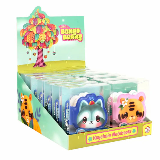 Display 14 brelocuri carnetel Bangoberry