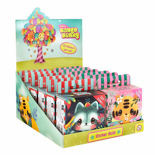 Display 12 benzi cu stickere Bangoberry div modele