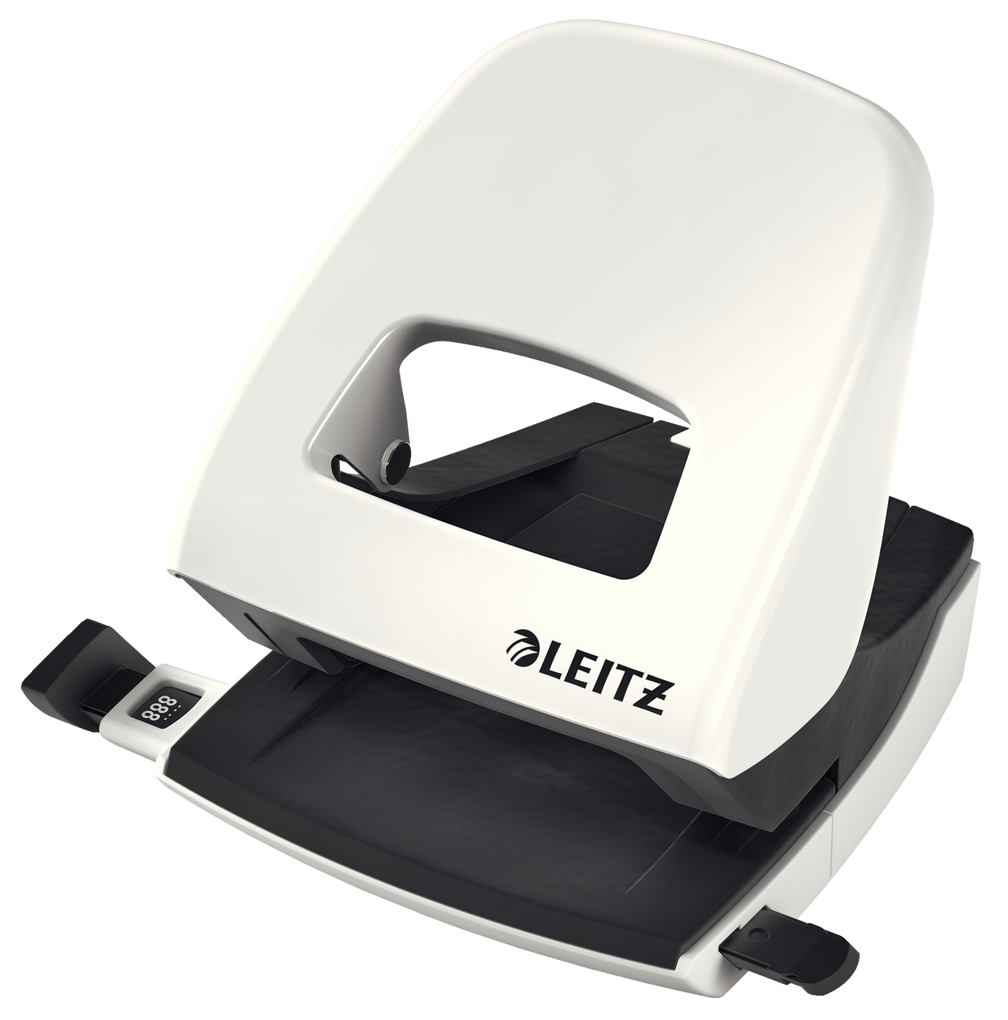 Perforator Metalic Leitz Wow 5008 Nexxt Series, 30 Coli, Alb
