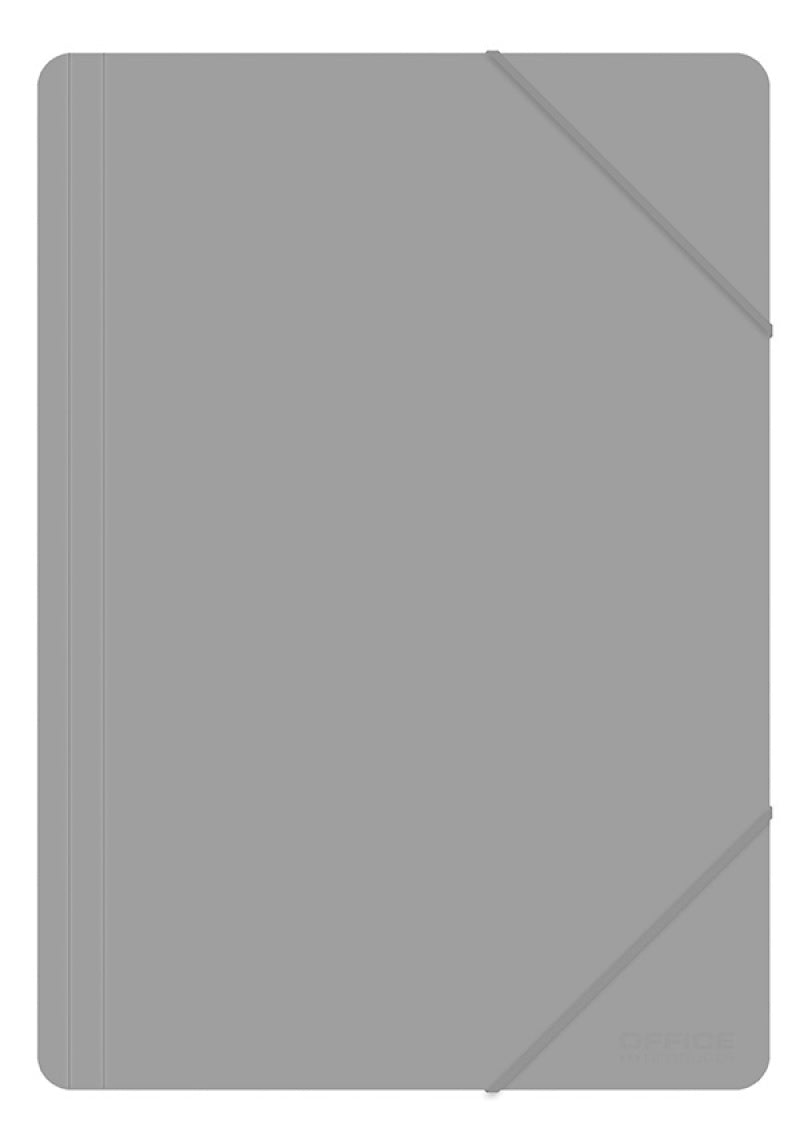 Mapa Plastic Cu Elastic Pe Colturi, 500 Microni, Office Products - Gri