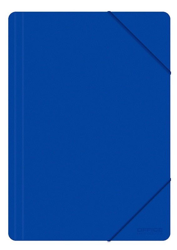 Mapa Plastic Cu Elastic Pe Colturi, 500 Microni, Office Products - Albastru
