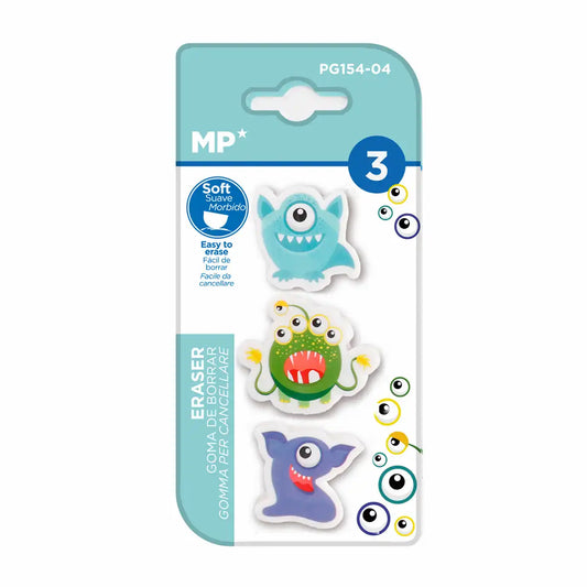 Set 3 radiere design monstri