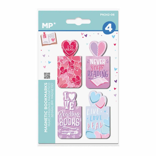 Semn de carte magnetic design inimi