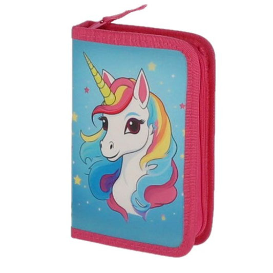 PENAR ECHIPAT 31 PIESE 1 FERMOAR 2 EXTENSII UNICORN ALBASTRU PIGNA