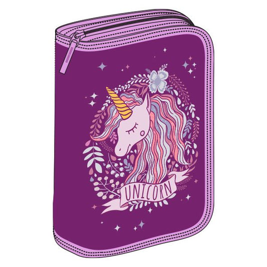 PENAR ECHIPAT 50 PIESE 1 FERMOAR 2 EXTENSII UNICORN MOV PIGNA