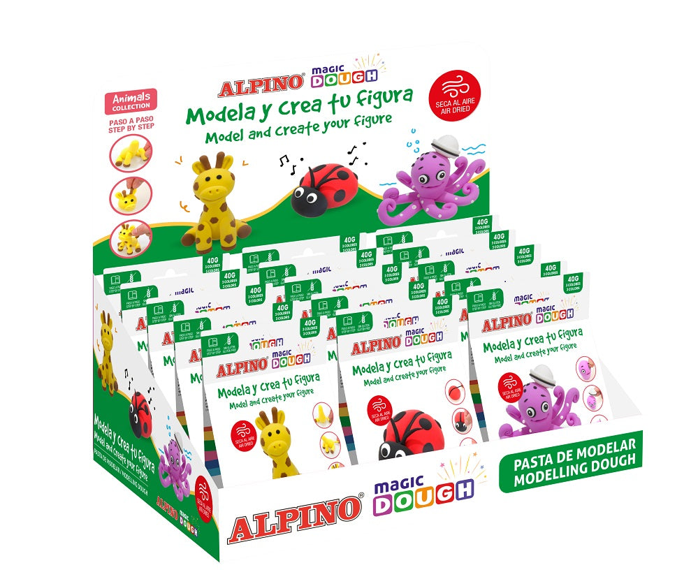 Plastilina Magica Alpino Magic Dough Diy - Animals Individual