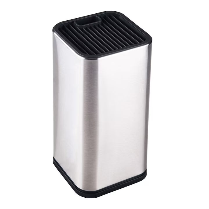 Suport Cutite din Inox, 15 Compartimente, Dimensune 24 x 11 x 11 cm