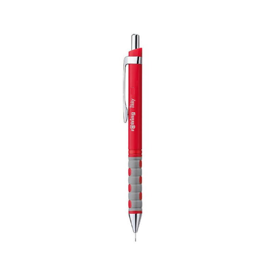 Creion Mecanic Tikky Rotring, Mina 1 mm, Rosu, Corp din Plastic, Radiera, Creion Mecanic Tikky, Creioane Mecanice Tikky, Creion Mecanic pentru Scris, Creion pentru Desen, Creion Grafica, Creioane Grafica, Creioane Scoala
