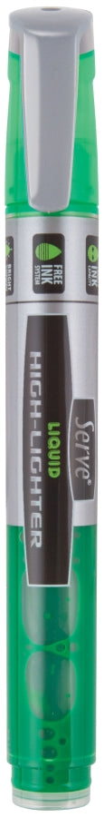Textmarker Cerneala Lichida, Verde
