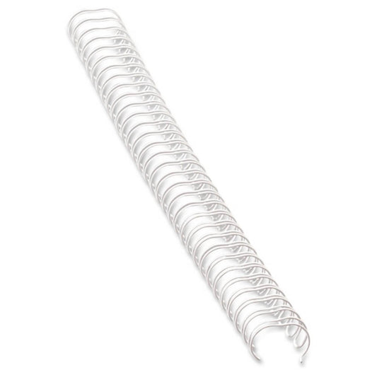 Set 100 Inele Indosariat Fellowes, Metal, 8 mm, 35-60 Coli, Pas 3:1, Legare Standard, Alb, Inele Metal, Inele de Indosariat, Inele Indrsariere, Inele pentru Indosariat, Spirale Indosariat, Spirale de Indosariat, Spirale pentru Indosariat