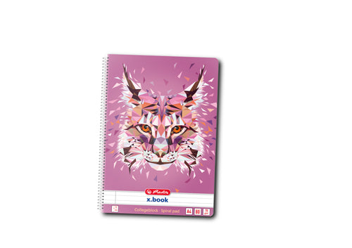 Caiet A4 80f Spirala Dictando Motiv Wild Animals Lynx