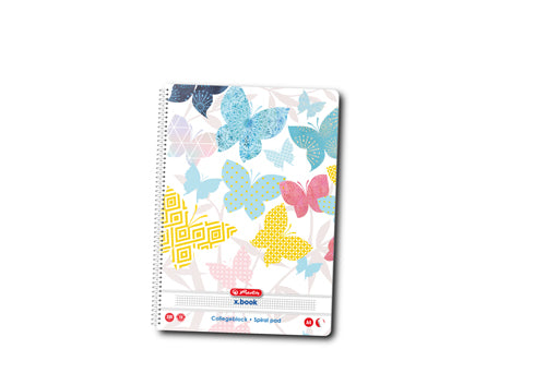 Caiet A4 100 File Cu Spirala Patratele Motiv Enjoy Life - Economic