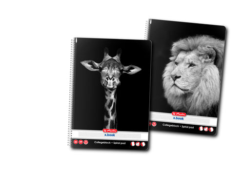 Caiet A4 140 File Cu Spirala Patratele Wildlife