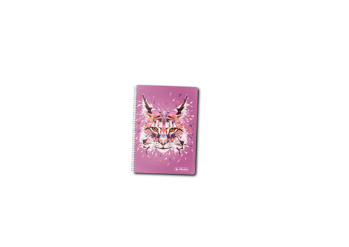 Caiet Cu Spirala 10x14 Cm 200f Patratele Wild Animals Lynx
