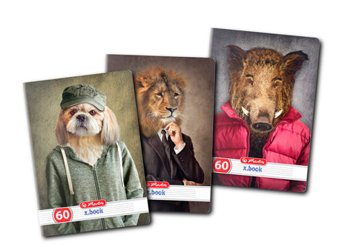 Caiet A4 60 File Dictando Hipster Animals