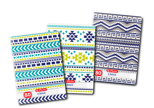 Caiet A4 80f Patratele Aztec