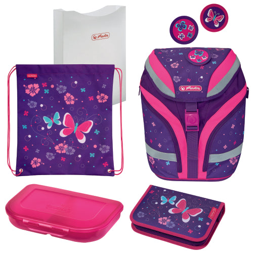 Ghiozdan Echipat Softflex Plus, Motiv Butterfly