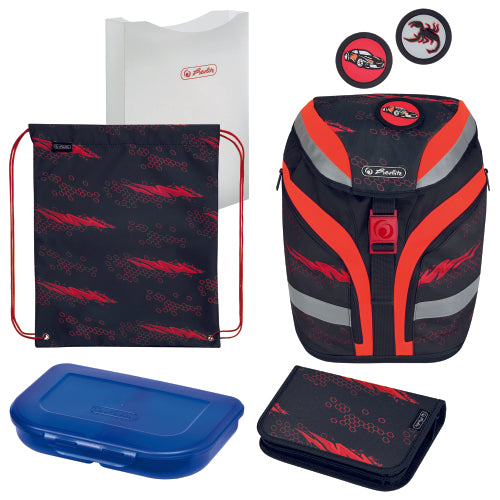 Ghiozdan Echipat Softflex Plus, Motiv Driven