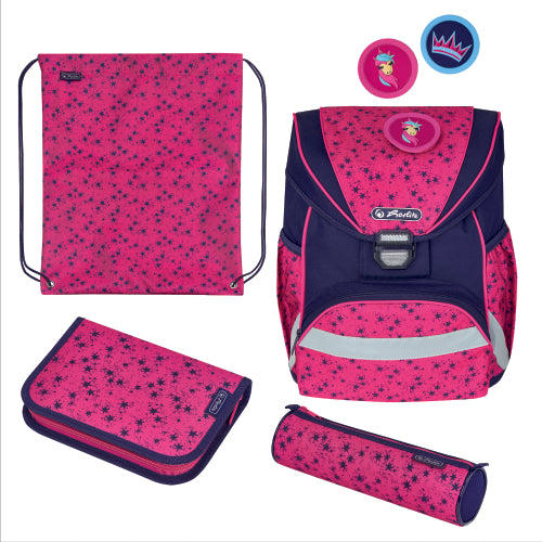 Ghiozdan Echipat Ultralight Plus, Motiv Stars