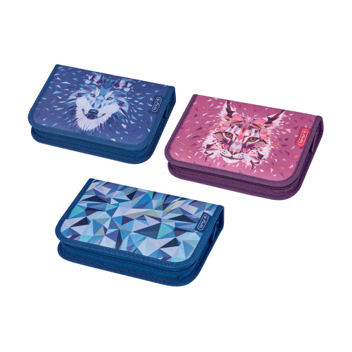 Penar Neechipat, Cu 2 Clape Interioare, Dimensiune 20,3x14x3,5cm, Diverse Motive Wild Animals