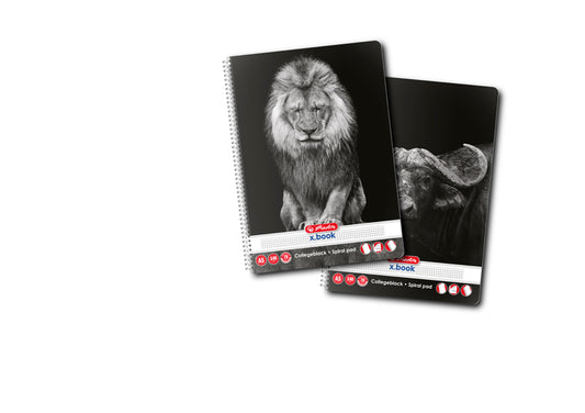 Caiet A5 140 File Cu Spirala Patratele Wildlife