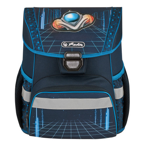 Ghiozdan Echipat Loop Plus Motiv Space Car