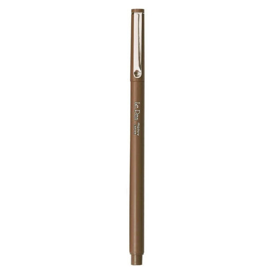 Pix Liner Grafic MARVY Le Pen, Varf Rotund 0.3 mm, Culoare Mina Maro, Cerneala pe Baza de Pigmenti, Pixuri Grafice, Pix Grafic cu Pigmenti, Liner Grafic, Liner Desen, Liner Pix, Liner cu Pigmenti, Pix Desen Grafic, Pix Desen Tehnic, Pixuri Liner