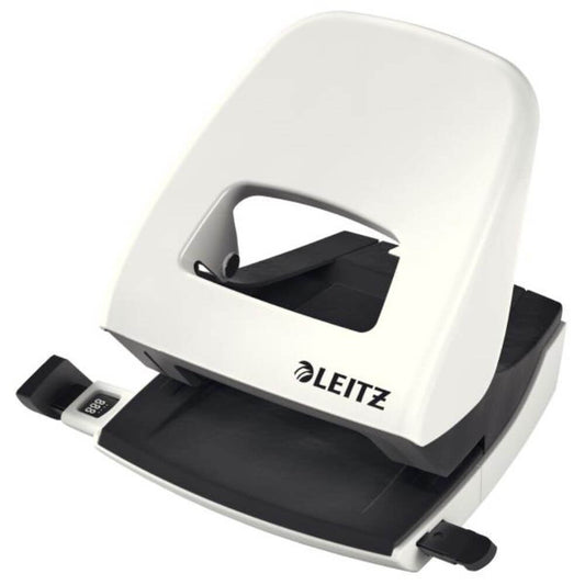 Perforator Leitz 5008, 30 Coli, Alb Perlat, din Metal si Plastic, Perforator 30 Coli, Perforator 30 Foi, Perforator Modern, Perforatoare Leitz, Perforatoare 5008 Leitz, Perforatoare 30 Coli, Perforatoare 30 Foi, Perforatoare Moderne, Perforator Alb