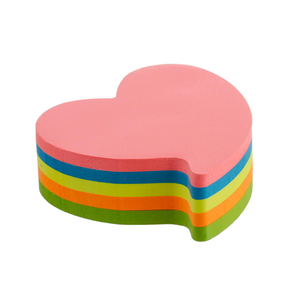 Notite Adezive Inima Kores, 100 File, 70x70 mm, Roz Neon, Bloc Notes, Sticky Notes, Post-it, Post-it-uri, Bloc de Hartie, Notite pentru Birou, Notite Adezive pentru Birou, Memo Adezive, Notite Adezive Roz Neon, Notite Adezive Colorate