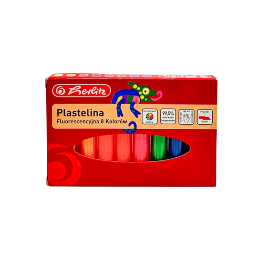 Plastilina Herlitz Set 8 Culori Neon