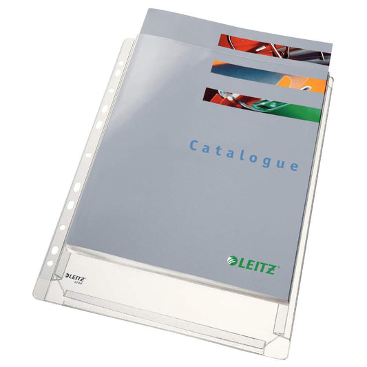 Set 10 Folii Protectie Documente Jumbo Leitz, 170 Microni, Folie Protectie Documente, Folii pentru Documente, Folii Transparente Protectie, Folie Jumbo Documente, Folie Transparenta Protectie, Folie Transparenta Documente, Folii Documente