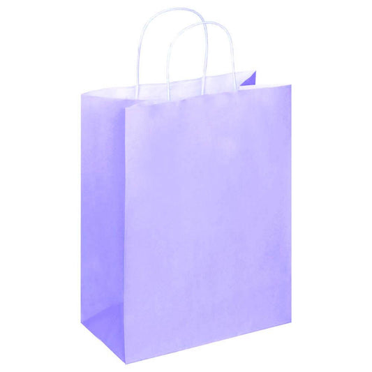 Set 100 Pungi de Hartie cu Maner, 16x8x21 cm, 90 g/mÂ², Lila, Pungi Hartie, Pungi din Hartie cu Maner, Pungi de Hartie Colorate, Pungi Hartie Colorata, Pungi din Hartie Colorata, Pungi din Hartie Colorate, Pungi Colorate de Hartie
