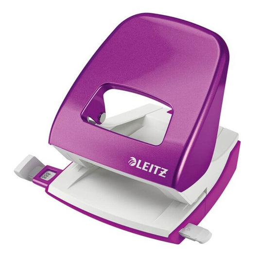 Perforator Leitz 5008, 30 Coli, Mov Metalizat, din Metal si Plastic, Perforator 30 Coli, Perforator 30 Foi, Perforator Modern, Perforatoare Leitz, Perforatoare 5008 Leitz, Perforatoare 30 Coli, Perforatoare 30 Foi, Perforatoare Moderne, Perforator Mov