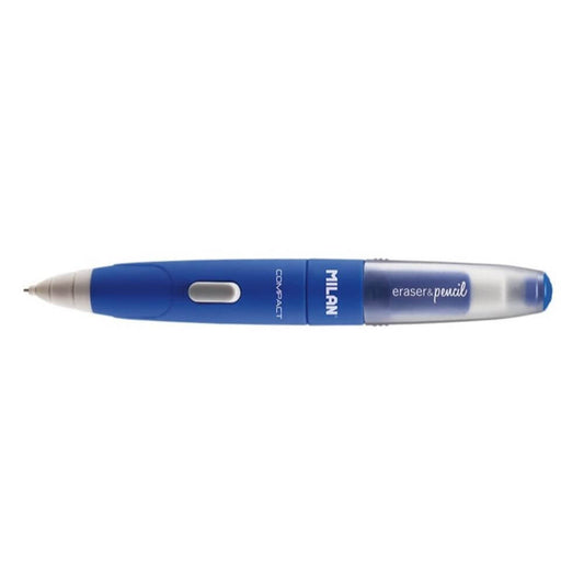 Creion Mecanic MILAN Compact, Mina de 0.7 mm, Radiera Inclusa, Corp din Plastic Albastru, Creioane Mecanice, Creion Mecanic cu Mina, Creioane Mecanice cu Mina, Creion Mecanic Albastru, Creion Mecanic cu Radiera, Creion Mecanic 0.7 mm
